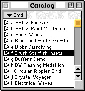 Catalog Window